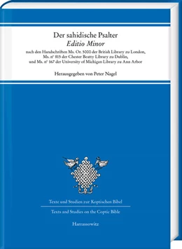 Abbildung von Nagel | Der sahidische Psalter. „Editio Minor“ | 1. Auflage | 2022 | 3 | beck-shop.de
