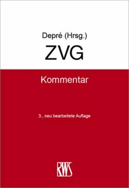 Abbildung von Depré | ZVG | 3. Auflage | 2024 | beck-shop.de
