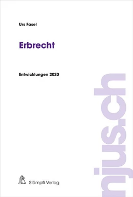 Abbildung von Fasel | Erbrecht | 1. Auflage | 2021 | 2020 | beck-shop.de