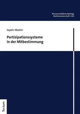 Abbildung von Moshiri | Partizipationssysteme in der Mitbestimmung | 1. Auflage | 2023 | 202 | beck-shop.de