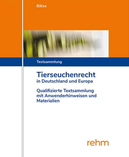 Abbildung von Bätza / Jentsch | Tierseuchenrecht in Deutschland und Europa - mit Aktualisierungsservice | 1. Auflage | 2018 | beck-shop.de