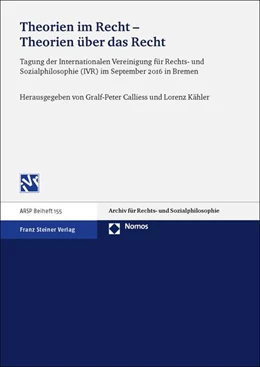 Abbildung von Calliess / Kähler | Theorien im Recht - Theorien über das Recht | 1. Auflage | 2019 | beck-shop.de