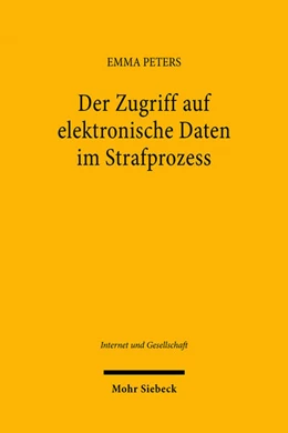 Abbildung von Peters | Der Zugriff auf elektronische Daten im Strafprozess | 1. Auflage | 2025 | beck-shop.de