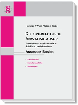 Abbildung von Hemmer / Wüst | Assessor-Basics Die zivilrechtliche Anwaltsklausur | 13. Auflage | 2023 | beck-shop.de