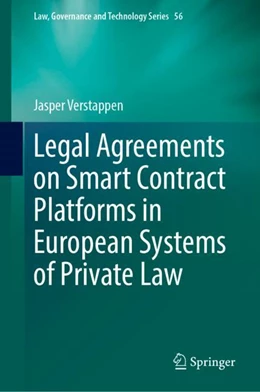 Abbildung von Verstappen | Legal Agreements on Smart Contract Platforms in European Systems of Private Law | 1. Auflage | 2023 | beck-shop.de