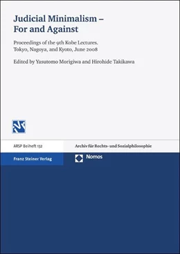 Abbildung von Morigiwa / Takikawa | Judicial Minimalism - For and Against | 1. Auflage | 2012 | beck-shop.de