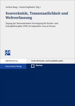 Abbildung von Bung / Engländer | Souveränität, Transstaatlichkeit und Weltverfassung | 1. Auflage | 2017 | beck-shop.de