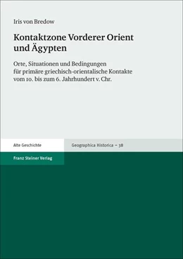 Abbildung von Bredow | Kontaktzone Vorderer Orient und Ägypten | 1. Auflage | 2017 | beck-shop.de