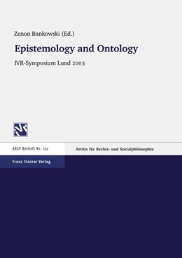 Abbildung von Bankowski | Epistemology and Ontology | 1. Auflage | 2017 | beck-shop.de