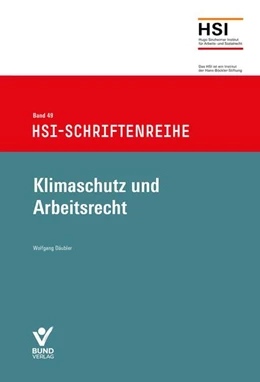 Abbildung von Däubler | Klimaschutz und Arbeitsrecht | 1. Auflage | 2023 | beck-shop.de