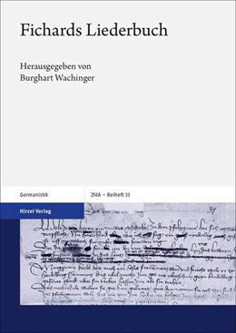 Abbildung von Wachinger | Fichards Liederbuch | 1. Auflage | 2020 | beck-shop.de