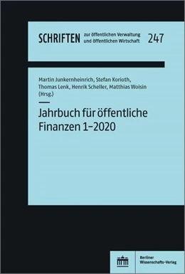 Abbildung von Junkernheinrich / Korioth | Jahrbuch für öffentliche Finanzen (2020) 1 | 1. Auflage | 2020 | beck-shop.de