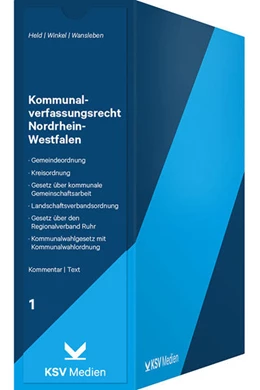 Abbildung von Held / Winkel | Kommunalverfassungsrecht Nordrhein-Westfalen | 1. Auflage | 2017 | beck-shop.de