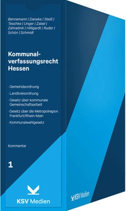 Abbildung von Bennemann / Daneke | Kommunalverfassungsrecht Hessen | 1. Auflage | 2018 | beck-shop.de