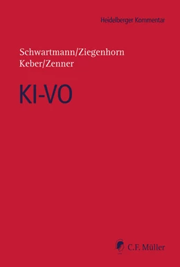 Abbildung von Schwartmann / Ziegenhorn | KI-VO | 1. Auflage | 2025 | beck-shop.de
