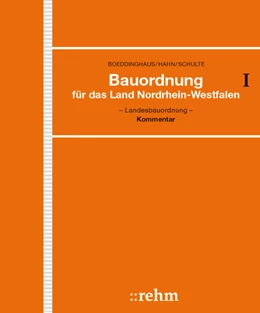 Abbildung von Boeddinghaus / Hahn | Bauordnung für das Land Nordrhein-Westfalen - Landesbauordnung - mit Aktualisierungsservice | 1. Auflage | 2018 | beck-shop.de