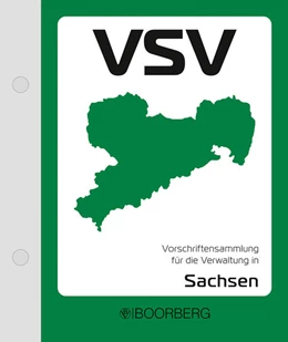Abbildung von Vorschriftensammlung für die Verwaltung in Sachsen (VSV) | 1. Auflage | 2018 | beck-shop.de