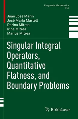 Abbildung von Marín / Martell | Singular Integral Operators, Quantitative Flatness, and Boundary Problems | 1. Auflage | 2023 | beck-shop.de