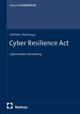 Abbildung von Schröder / Hartl | Cyber Resilience Act: CRA | 1. Auflage | 2026 | beck-shop.de