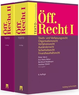 Abbildung von Jaag / Hänni | TEXTO Öff. Recht I + II | 6. Auflage | 2023 | beck-shop.de