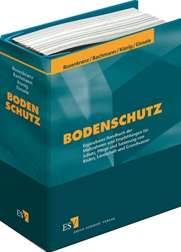 Abbildung von Rosenkranz / Bachmann | Bodenschutz | 1. Auflage | 2018 | beck-shop.de