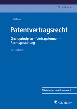 Abbildung von Pahlow / Baumhoff | Patentvertragsrecht | 7. Auflage | 2023 | beck-shop.de
