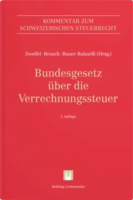 Abbildung von Zweifel / Beusch | Bundesgesetz über die Verrechnungssteuer | 3. Auflage | 2024 | beck-shop.de
