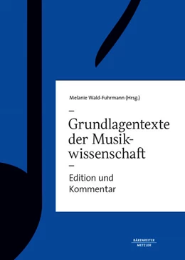 Abbildung von Wald-Fuhrmann / Dyck-Hemming | Grundlagentexte zur Musikwissenschaft | 1. Auflage | 2026 | beck-shop.de