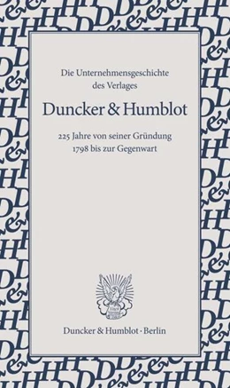 Abbildung von Simon | Die Unternehmensgeschichte des Verlages Duncker & Humblot. | 1. Auflage | 2024 | beck-shop.de