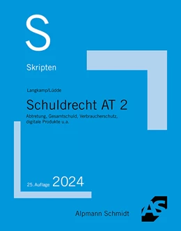Abbildung von Langkamp / Lüdde | Skript Schuldrecht AT 2 | 25. Auflage | 2024 | beck-shop.de