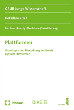 Abbildung von Buchheim / Kraetzig | Plattformen | 1. Auflage | 2024 | beck-shop.de