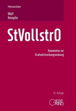 Abbildung von Pohlmann / Jabel | Strafvollstreckungsordnung | 10. Auflage | 2024 | beck-shop.de