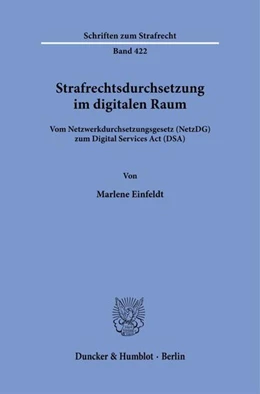 Abbildung von Einfeldt | Strafrechtsdurchsetzung im digitalen Raum. | 1. Auflage | 2024 | beck-shop.de