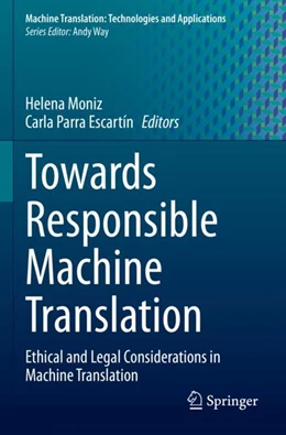 Abbildung von Moniz / Parra Escartín | Towards Responsible Machine Translation | 1. Auflage | 2024 | beck-shop.de