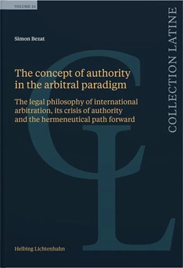 Abbildung von Bezat | The concept of authority in the arbitral paradigm | 1. Auflage | 2024 | 24 | beck-shop.de