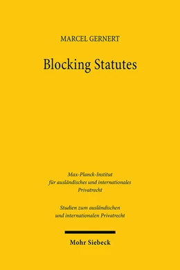 Abbildung von Gernert | Blocking Statutes | 1. Auflage | 2024 | 523 | beck-shop.de