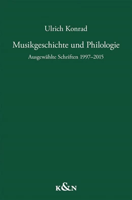 Abbildung von Konrad | Musikgeschichte und Philologie | 1. Auflage | 2024 | 9 | beck-shop.de