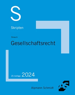 Abbildung von Strauch | Skript Gesellschaftsrecht | 20. Auflage | 2024 | beck-shop.de