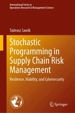 Abbildung von Sawik | Stochastic Programming in Supply Chain Risk Management | 1. Auflage | 2024 | beck-shop.de