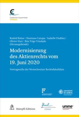 Abbildung von Bahar / Canapa | Modernisierung des Aktienrechts vom 19. Juni 2020 | 1. Auflage | 2025 | 106 | beck-shop.de