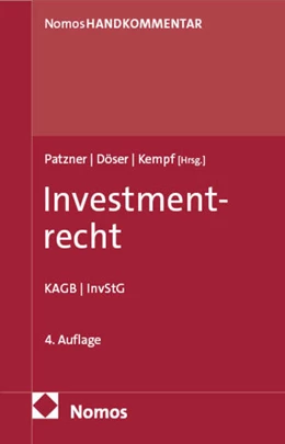 Abbildung von Patzner / Döser | Investmentrecht | 4. Auflage | 2026 | beck-shop.de