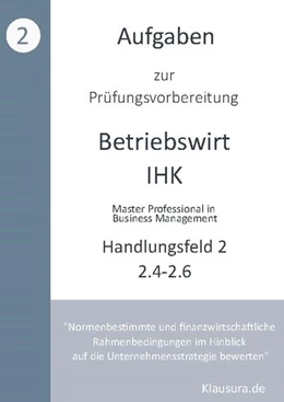 Abbildung von Fischer / Weber | Aufgaben zur Prüfungsvorbereitung geprüfte Betriebswirte IHK | 1. Auflage | 2024 | beck-shop.de