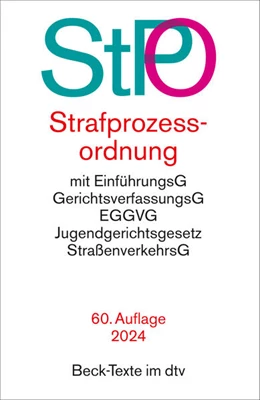 Abbildung von Strafprozessordnung | 60. Auflage | 2024 | beck-shop.de