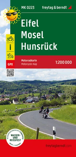 Abbildung von Freytag & Berndt | freytag & berndt Motorradkarte Eifel - Mosel - Hunsrück 1:200.000 | 1. Auflage | 2025 | beck-shop.de