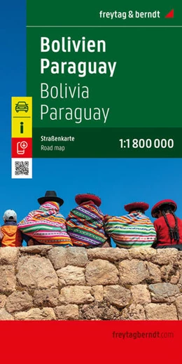 Abbildung von Freytag & Berndt | Bolivien - Paraguay, Straßenkarte 1:1.800.000, freytag & berndt | 1. Auflage | 2025 | beck-shop.de