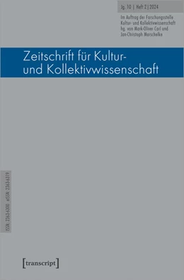 Abbildung von Carl / Marschelke | Zeitschrift für Kultur- und Kollektivwissenschaft | 1. Auflage | 2025 | 20 | beck-shop.de