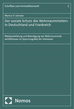 Abbildung von Schreier | Der soziale Schutz des Wohnraummieters in Deutschland und Frankreich | 1. Auflage | 2024 | beck-shop.de