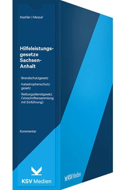 Abbildung von Koehler / Messal | Hilfeleistungsgesetze Sachsen-Anhalt | 1. Auflage | 2016 | beck-shop.de