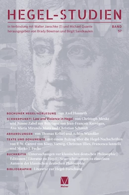Abbildung von Bowman / Sandkaulen | Hegel-Studien Band 57 | 1. Auflage | 2024 | beck-shop.de