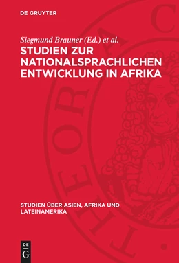 Abbildung von Ochotina / Brauner | Studien zur nationalsprachlichen Entwicklung in Afrika | 1. Auflage | 1982 | beck-shop.de
